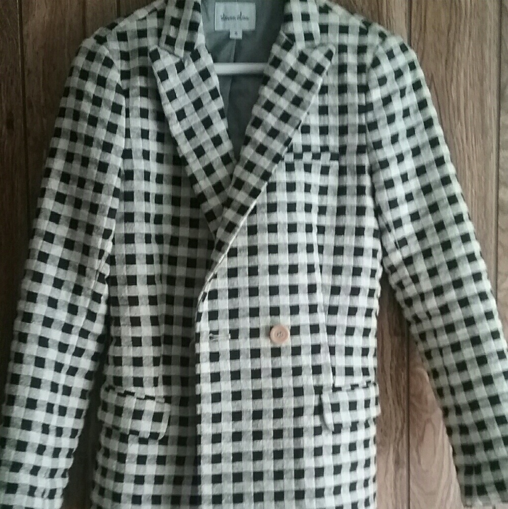 Checkered Blazer